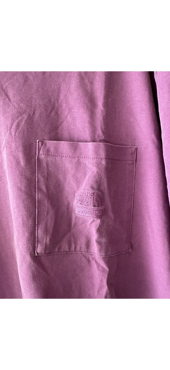 Supreme North Face Pigment Printed Pocket Tee
