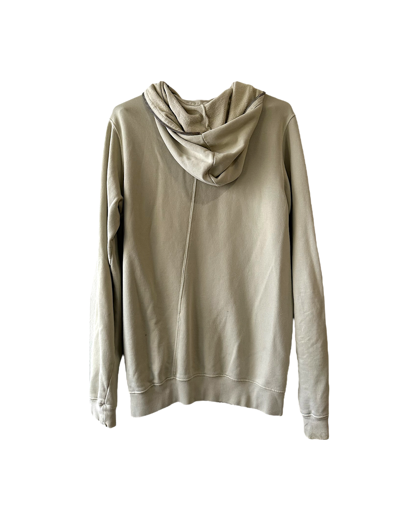 Rick Owens Asymmetrical Gimp Zip Up Hoodie