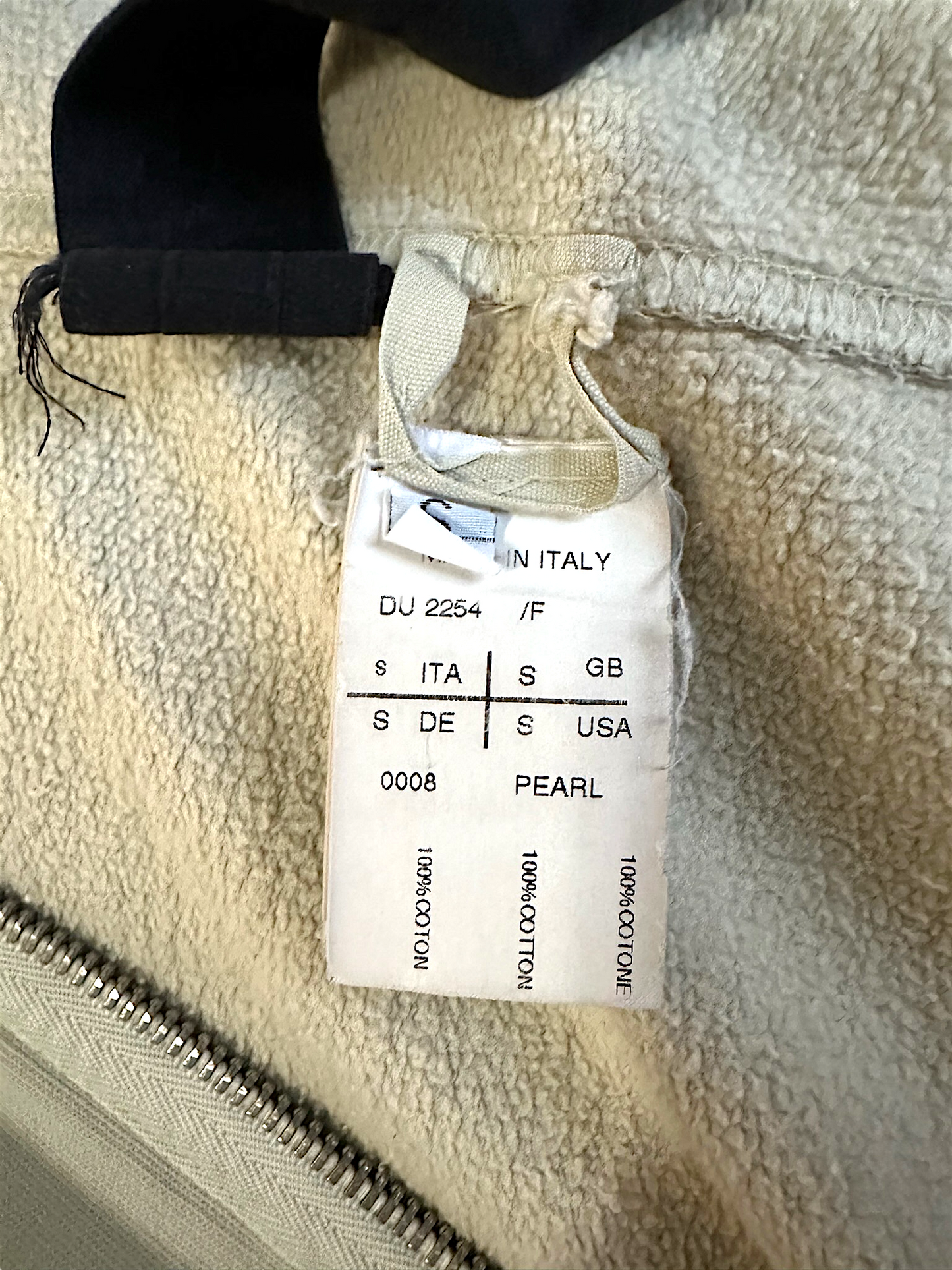Rick Owens Asymmetrical Gimp Zip Up Hoodie