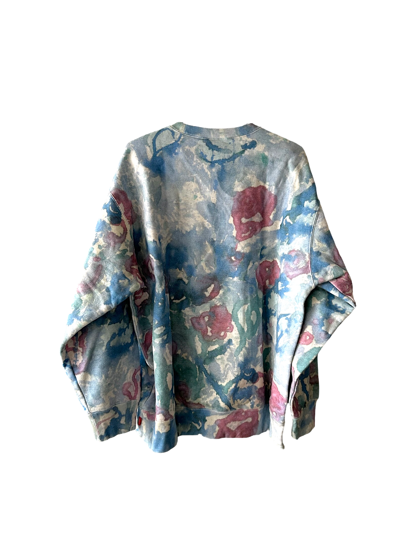 Supreme Mini Box Floral Watercolor Crewneck