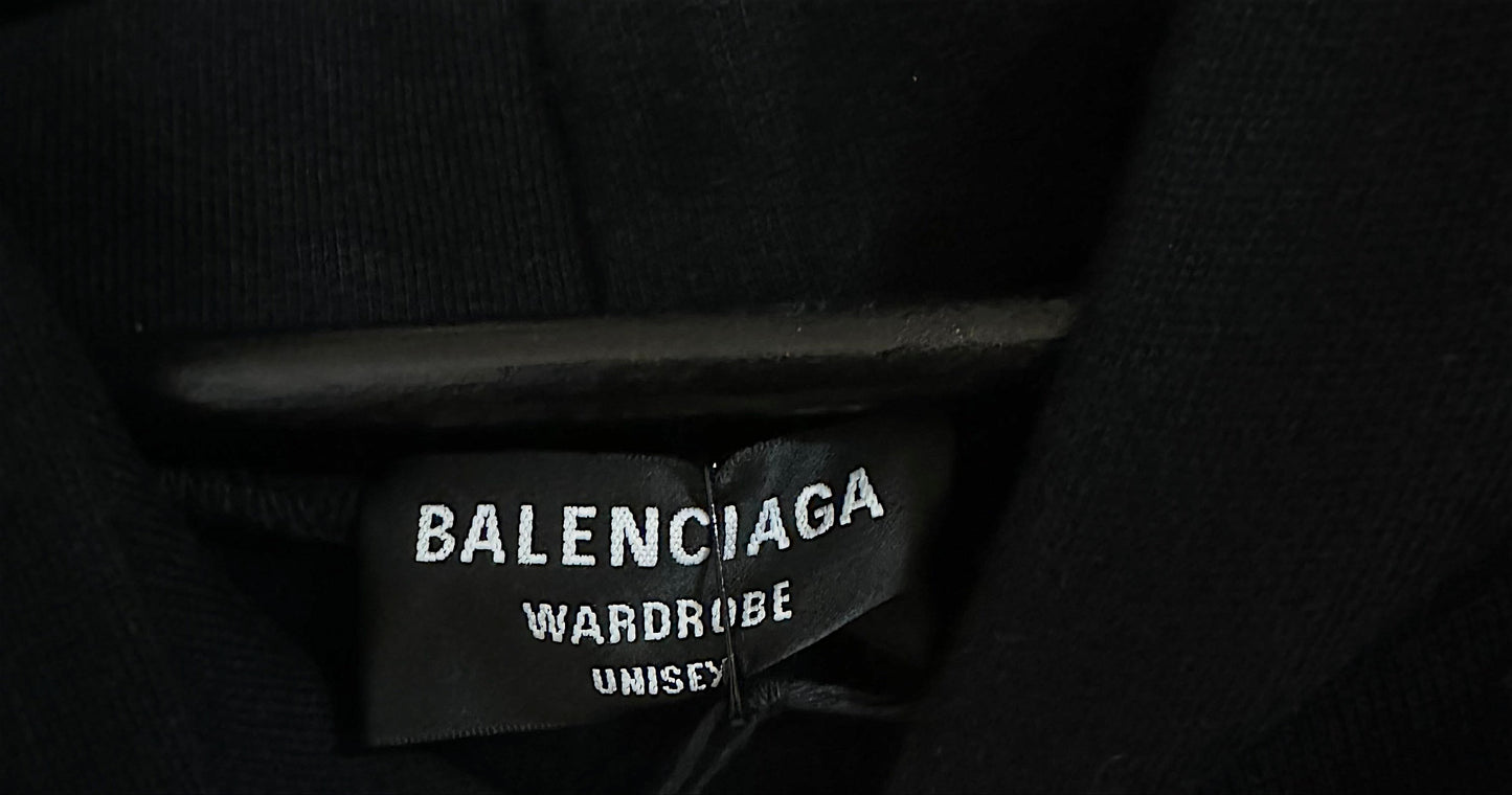 Balenciaga Paris Embroidered Hoodie