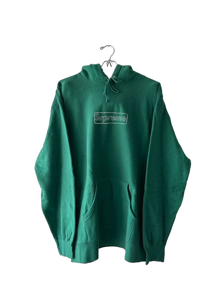 Supreme Kaws Chalk Box Logo Hoodie