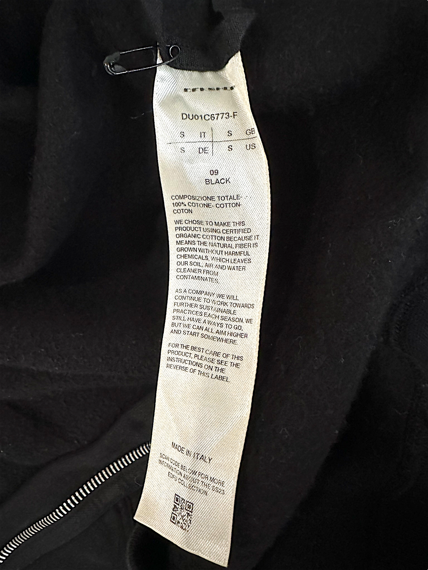 Rick Owens DrkShdw Gimp Zip Up Hoodie