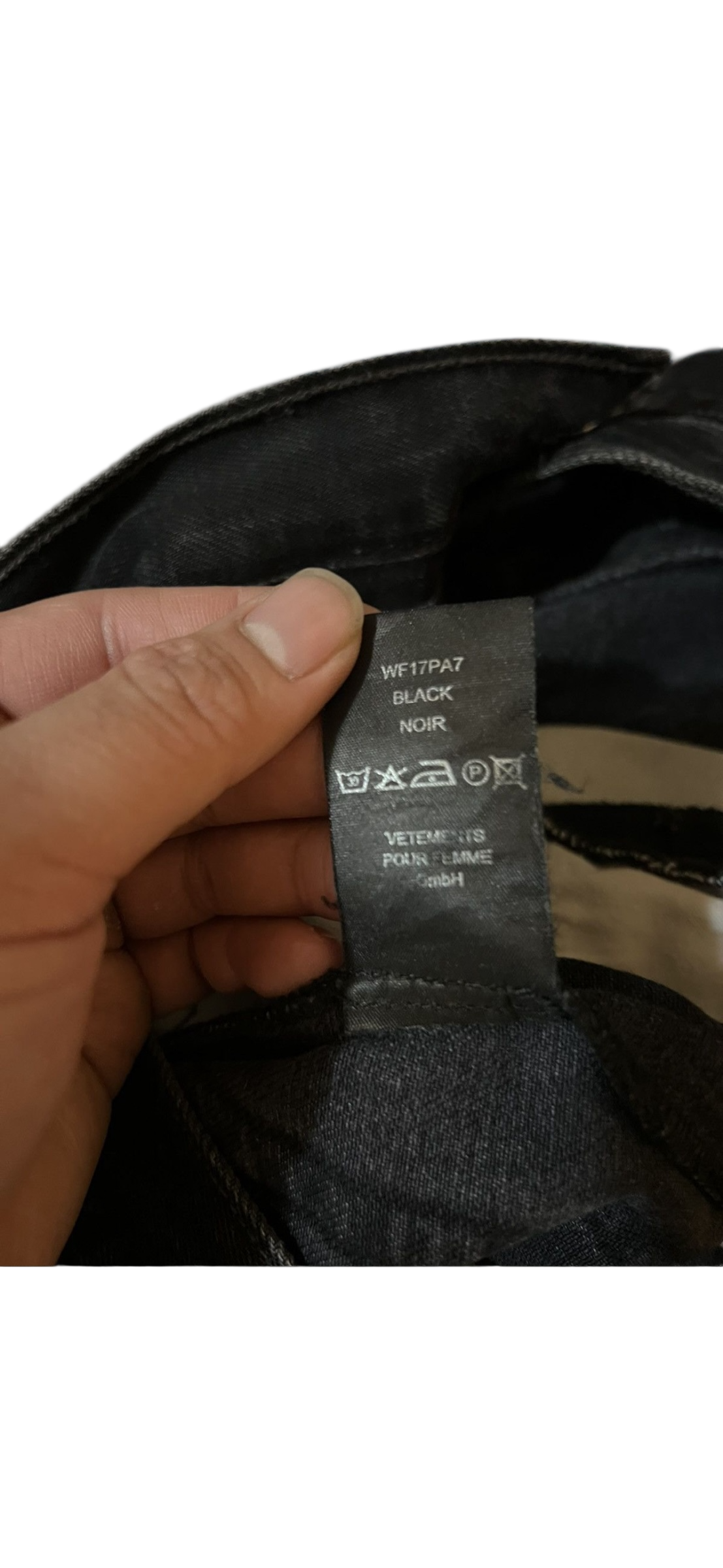 Vetements Total Fucking Darkness Jeans