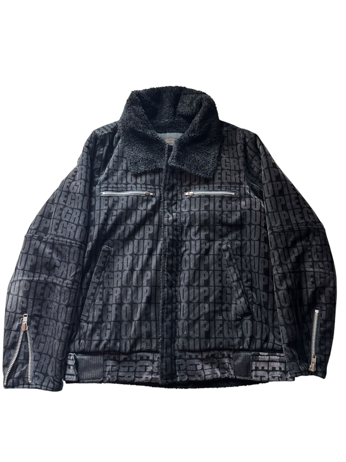 Undercover AW02 Witch’s Cell Shearling Velour Groupie Jacket