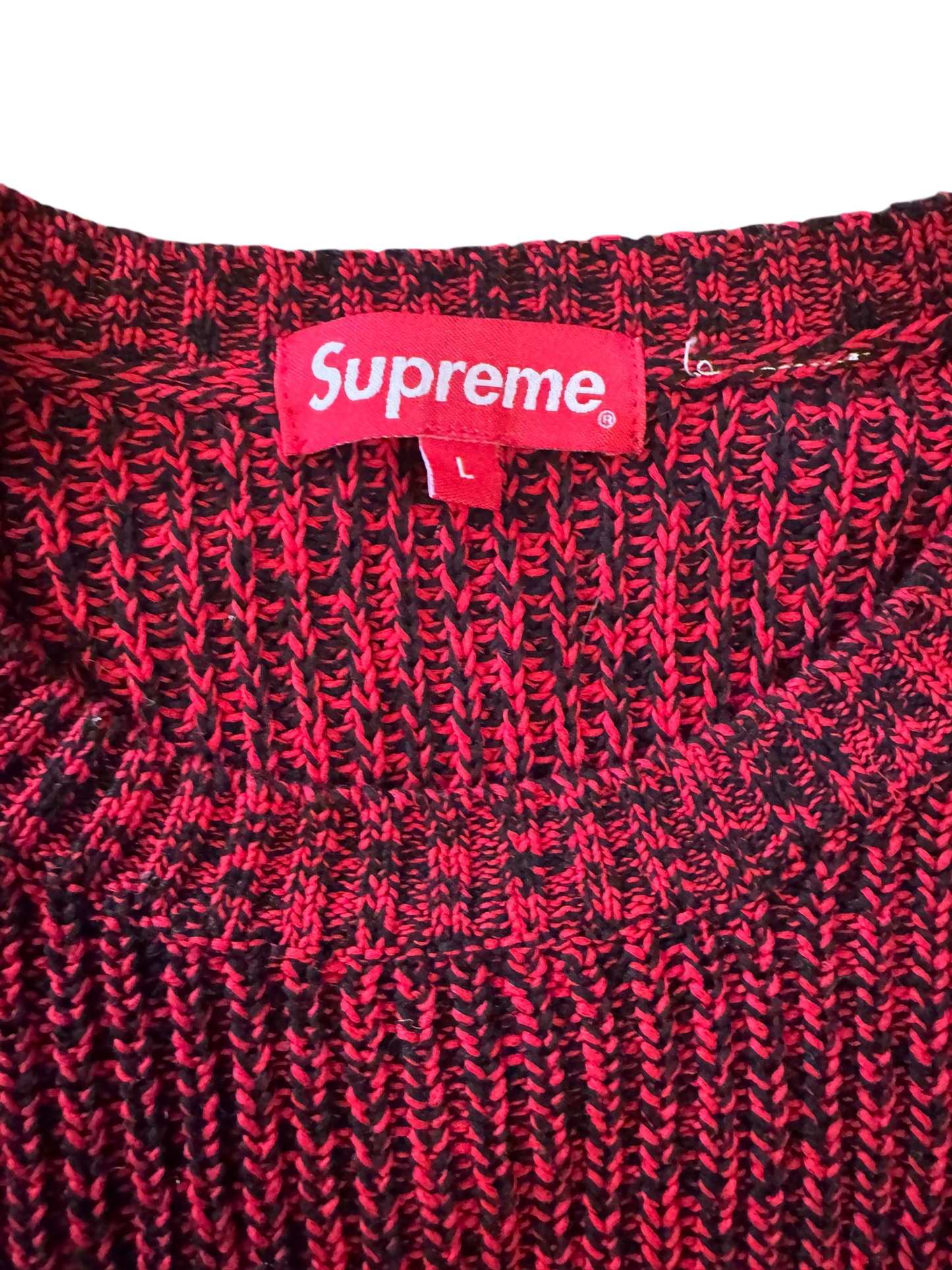 Supreme Melange Rib Knit Sweater