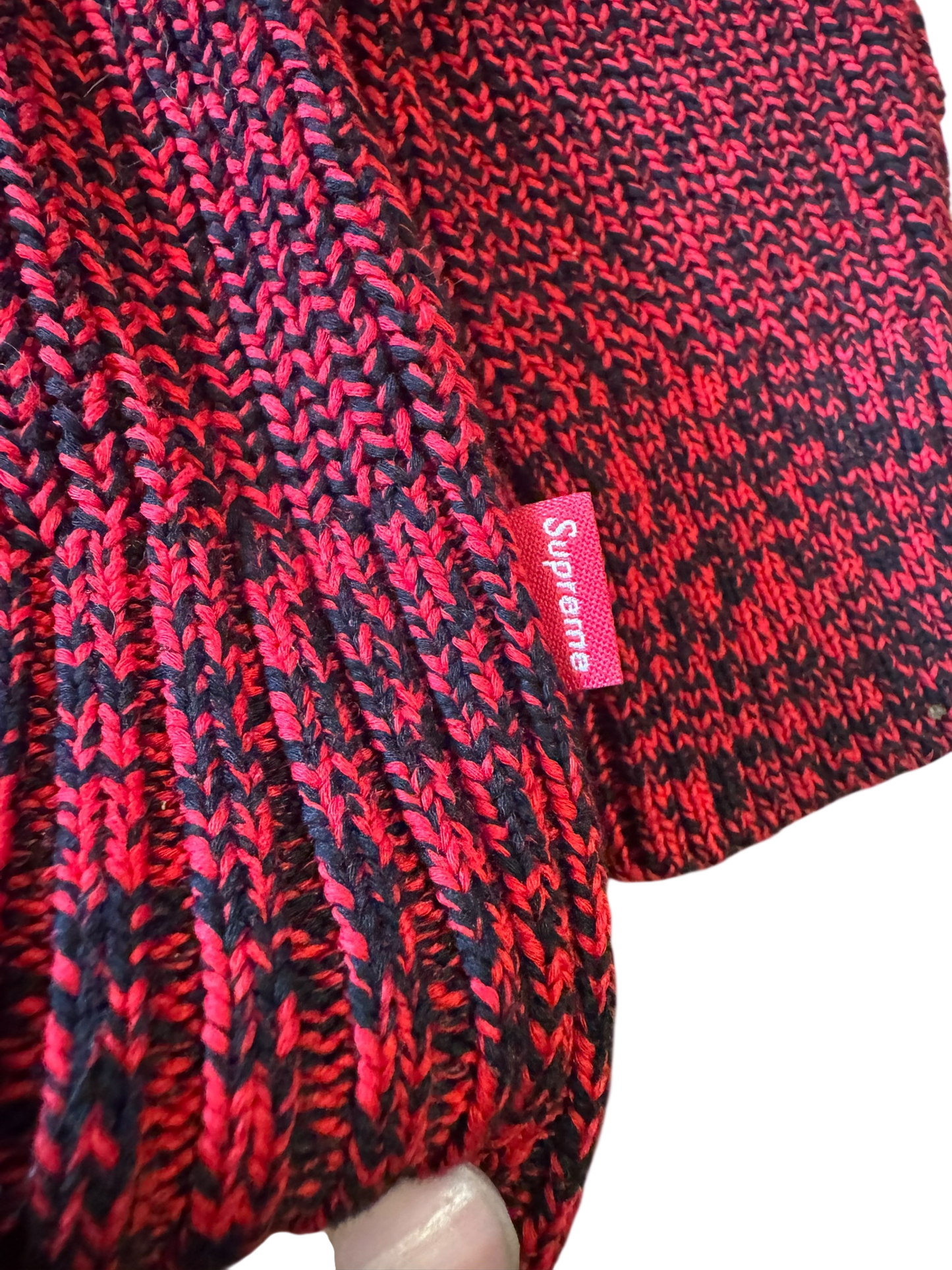 Supreme Melange Rib Knit Sweater