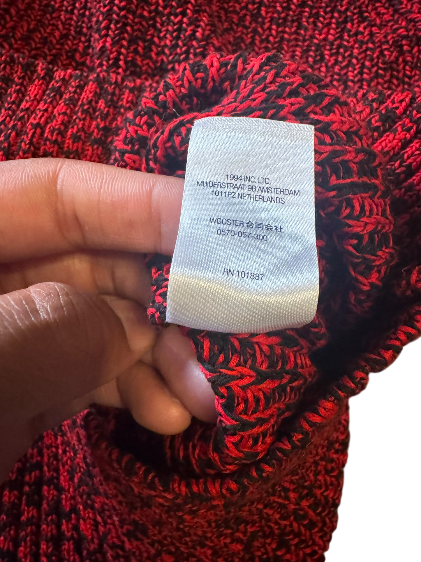 Supreme Melange Rib Knit Sweater