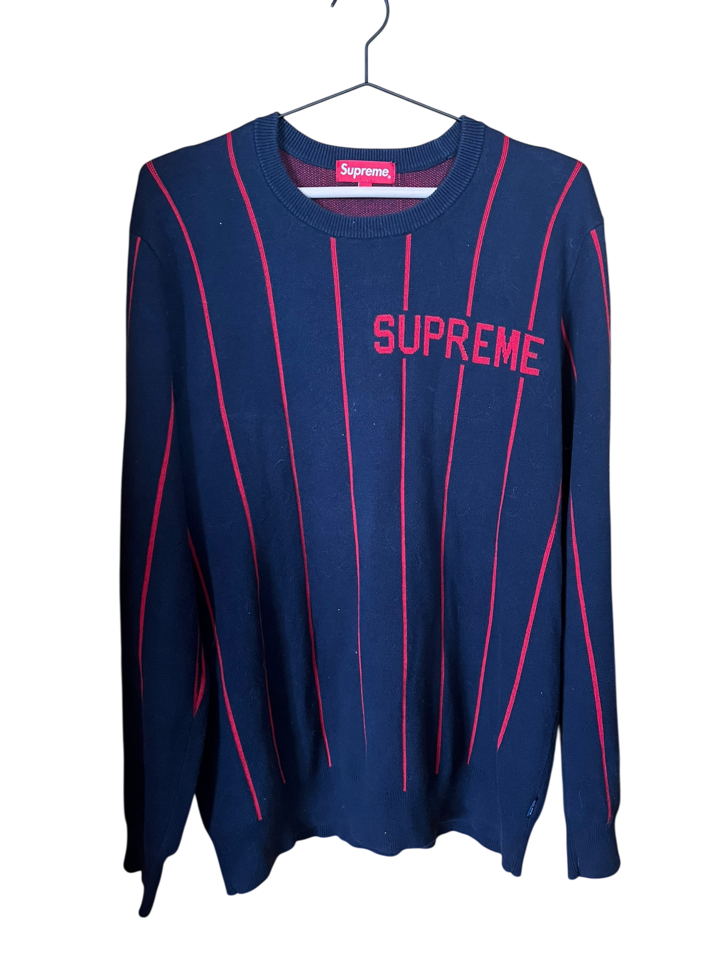 Supreme Wide Pinstripe Sweater SS13