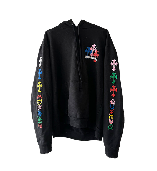 Chrome Hearts Multi Color Cross Hoodie