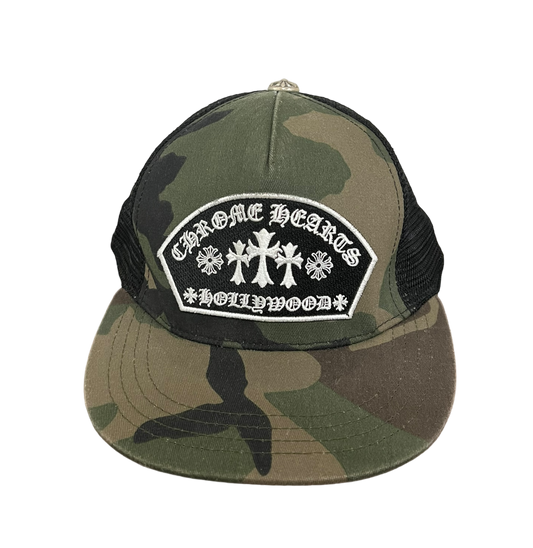 Chrome Hearts Tricross Camo Trucker