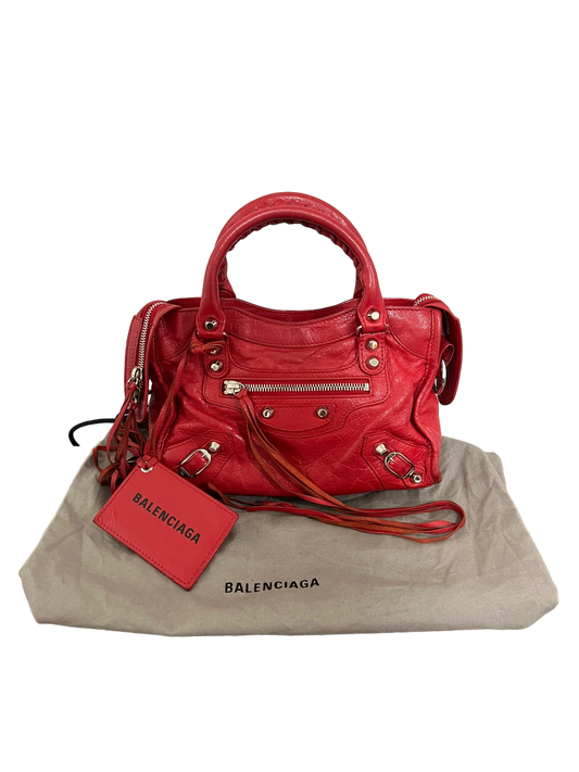 Balenciaga Small Leather City Bag