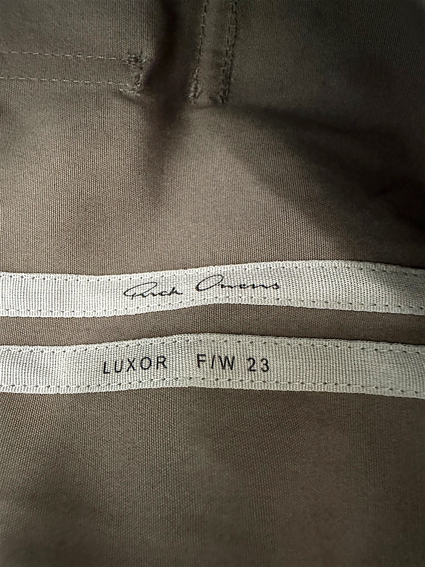 Rick Owens Luxor Cropped Cargo Boxer Pants