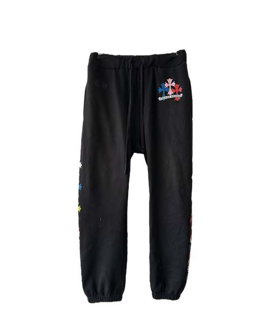 Chrome Hearts Multi-Colored Cross Sweatpants