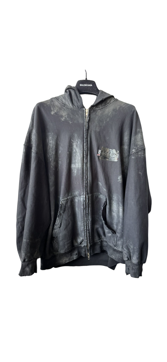 Balenciaga Gaffer Zip Up Hoodie