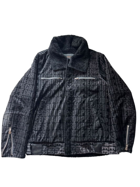 Undercover AW02 Witch’s Cell Shearling Velour Groupie Jacket