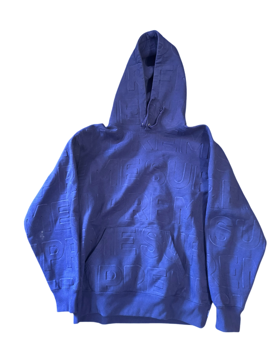 Supreme SS18 Embossed Logo Hoodie