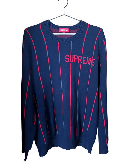 Supreme Wide Pinstripe Sweater SS13